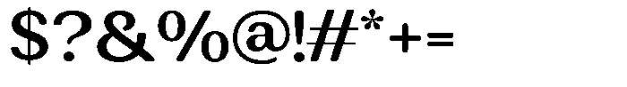 Rundale Round Sem Bold Sem Exp Font OTHER CHARS