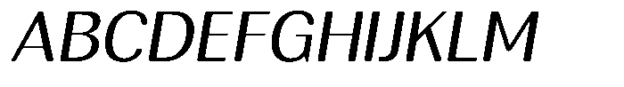 Rundale Round Sem Exp Italic Font UPPERCASE