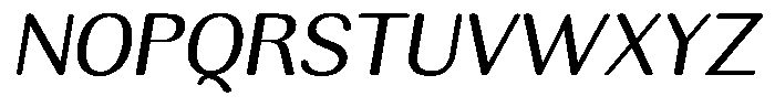 Rundale Round Sem Exp Italic Font UPPERCASE