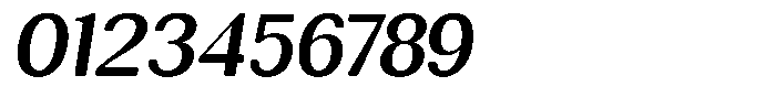 Rundale Round Semi Bold Italic Font OTHER CHARS