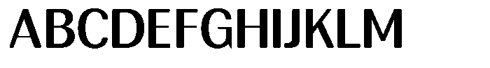 Rundale Round Semi Bold Font UPPERCASE