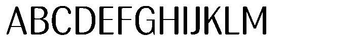 Rundale Round Semi Condensed Font UPPERCASE