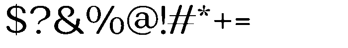 Rundale Round Semi Expanded Font OTHER CHARS