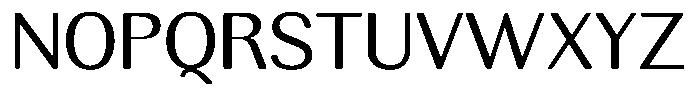 Rundale Round Semi Expanded Font UPPERCASE