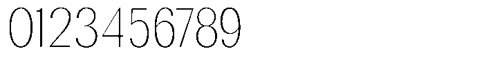 Rundale Round Thin Condensed Font OTHER CHARS