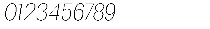 Rundale Round Thin Sem Condensed Italic Font OTHER CHARS