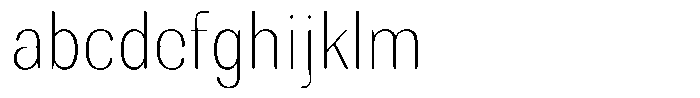 Rundale Round Thin Sem Condensed FONT