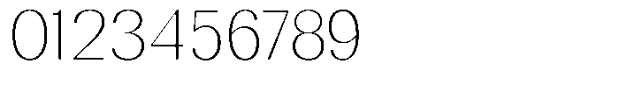 Rundale Round Thin Font OTHER CHARS