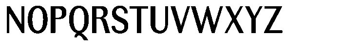 Rundale Semi Bold Condensed Font UPPERCASE
