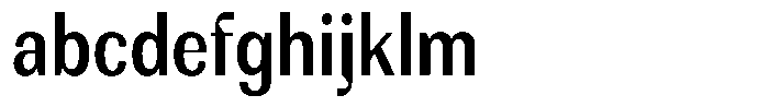 Rundale Semi Bold Condensed FONT