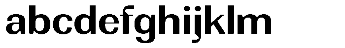 Rundale Semi Bold Expanded FONT