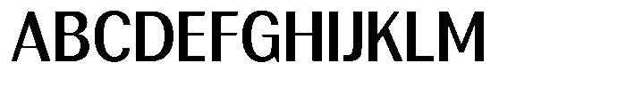 Rundale Semi Bold Semi Condensed Font UPPERCASE
