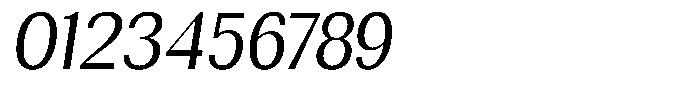 Rundale Semi Condensed Italic Font OTHER CHARS