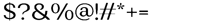 Rundale Semi Expanded Font OTHER CHARS