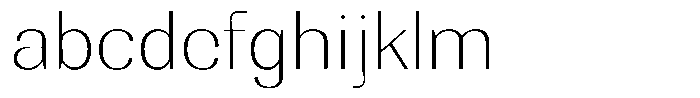 Rundale Thin Expanded FONT