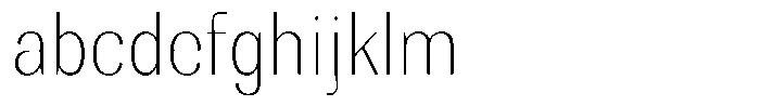 Rundale Thin Semi Condensed FONT