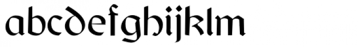 Rundgotisch Font LOWERCASE
