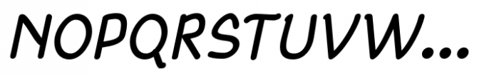 Rundig Pencil Bold Italic Font UPPERCASE