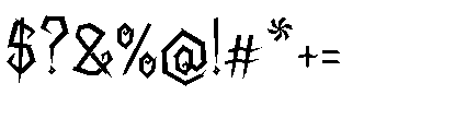 Rune Witch Font OTHER CHARS