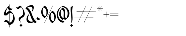 Runecrest Font OTHER CHARS