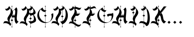 Runecrest Font UPPERCASE