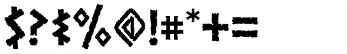 Runestone Font OTHER CHARS
