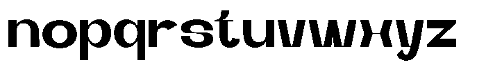 Runex Bold Font LOWERCASE