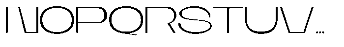 Runex Extra Light Font UPPERCASE