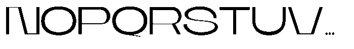 Runex Light Font UPPERCASE