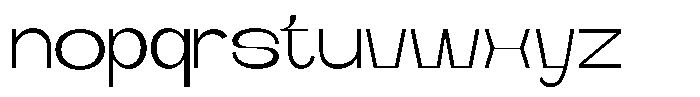 Runex Light Font LOWERCASE