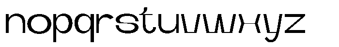 Runex Regular Font LOWERCASE