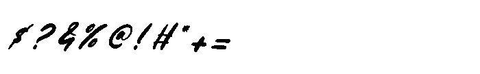 Runing Squad Italic Font OTHER CHARS