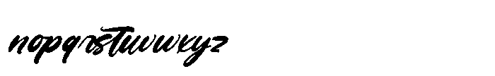Runing Squad Italic Font LOWERCASE