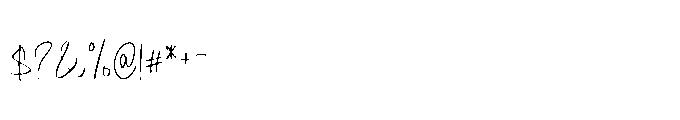 Runkerlest Signature Font OTHER CHARS