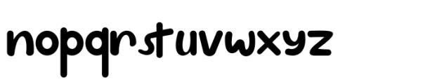 Runner Font LOWERCASE