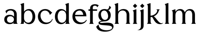 Runoka Regular Font LOWERCASE