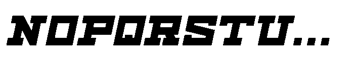 Rural Delivery JNL Oblique Font UPPERCASE