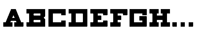 Rural Delivery JNL Regular Font UPPERCASE