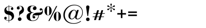 Rus Bodoni MF Bold Font OTHER CHARS