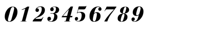 Rus Bodoni MF BoldItalic Font OTHER CHARS
