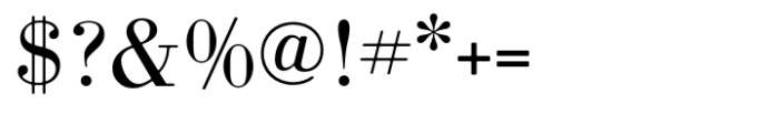 Rus Bodoni MF Regular Font OTHER CHARS