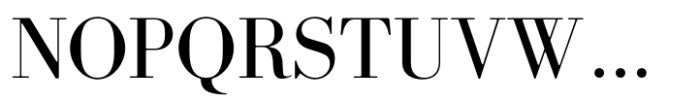 Rus Bodoni MF Regular Font UPPERCASE