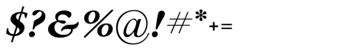 Rus Garamond MF Bold Italic Font OTHER CHARS