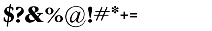 Rus Garamond MF Bold Font OTHER CHARS