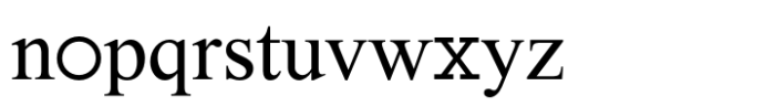 Rus Lubalin MF Regular Font LOWERCASE