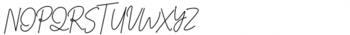 Rusattir Signature Regular Font UPPERCASE