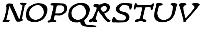 Rusch Oblique Bold Font UPPERCASE