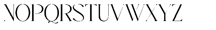 Rusdane Font UPPERCASE