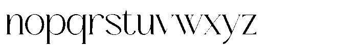Rusdane Font LOWERCASE