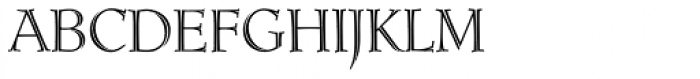 Ruse Monogram Inline (10000 Impressions) Font LOWERCASE